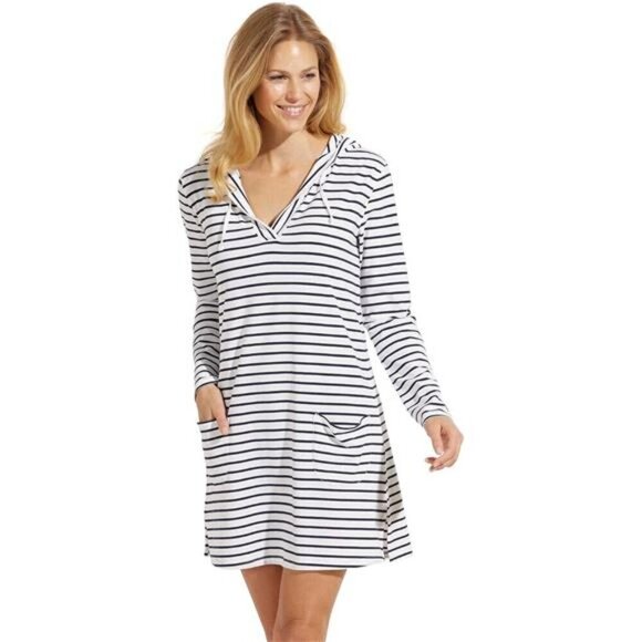 UPF 50+ Women's Catalina Beach Cover-Up Dress - Sun Protective